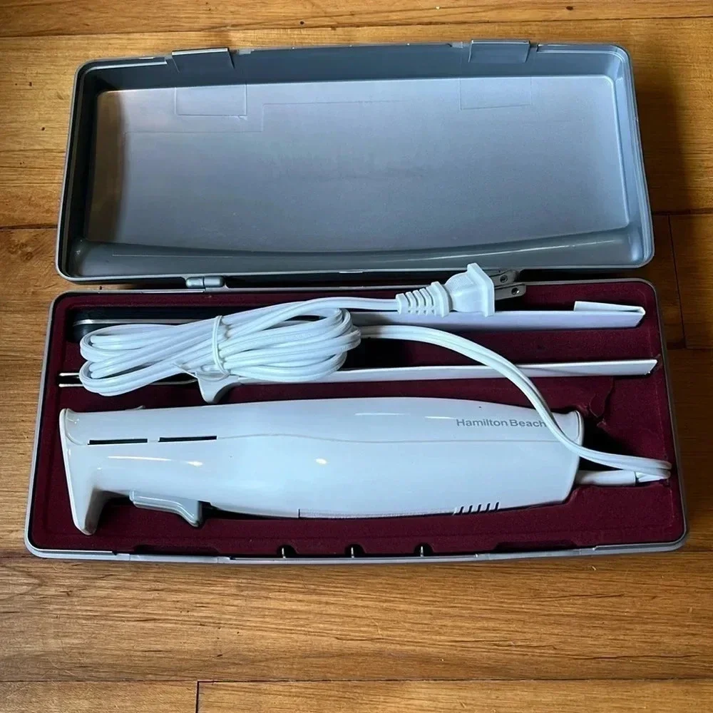 Hamilton Beach Carve n' Set Electric Knife with Case